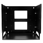 8U WALL-MOUNT RACK WITH SHELF/.