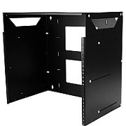 8U WALL-MOUNT RACK WITH SHELF/.