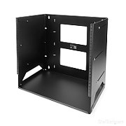 8U WALL-MOUNT RACK WITH SHELF/.