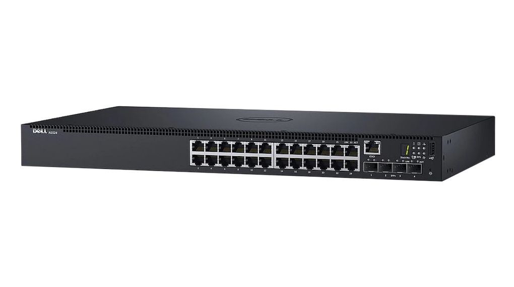 N1524P 24BT-1G 4SFP+-10G/UP-STACK POE+ PB500W L3-LITE