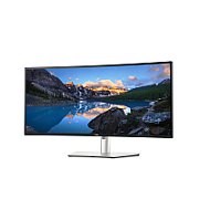 Monitor 34.14 inch LED Dell UltraSharp U3425WE 3440 x 1440 pixeli, 120 Hz, 5 ms, Argintiu