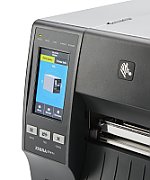 TT Printer ZT411 4 , 203 dpi, Euro and UK cord, Serial, USB, 10/100 Ethernet, Bluetooth 4.1/MFi, USB Host, Peel w/ Full Rewind, EZPL