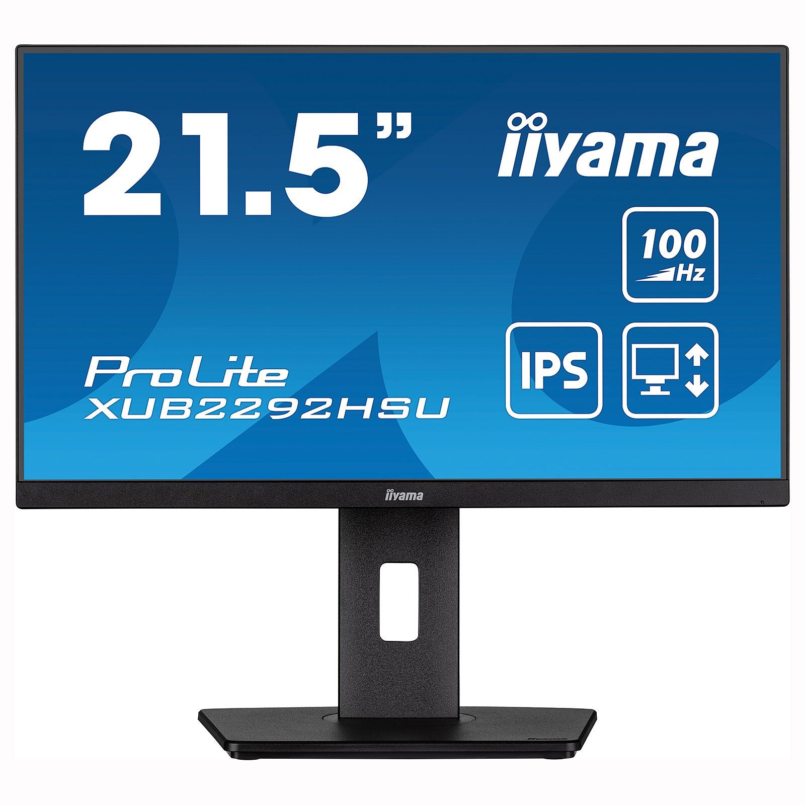 Monitor 21.5 inch LED IIyama XUB2292HSU-B6 1920 x 1080 pixeli, 100 Hz, 0.4 ms, Negru