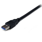 2M BLACK USB 3.0 MALE TO FEMALE/USB 3.0 EXTENSION CABLE A TO A