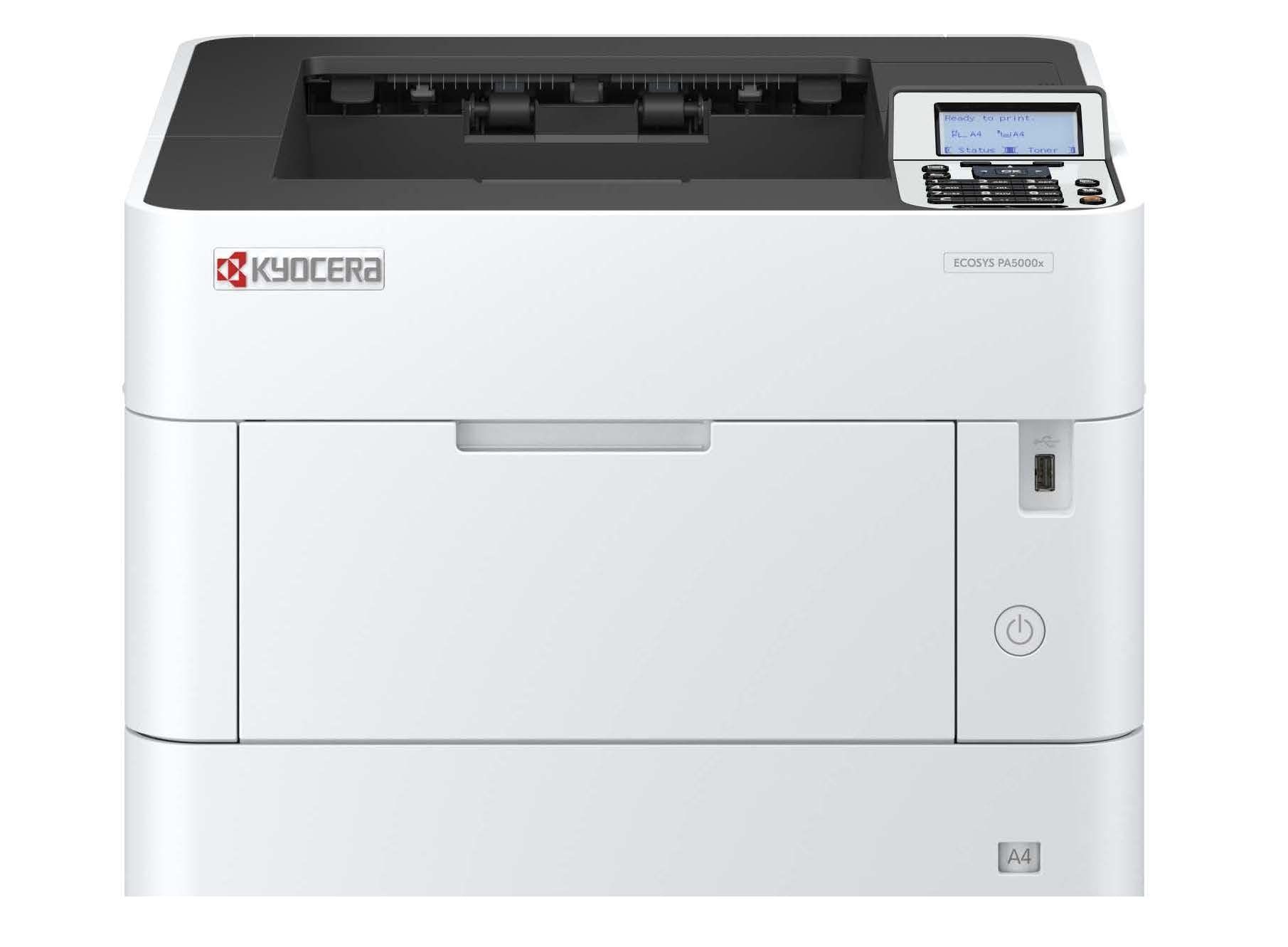 Imprimanta laser monocrom Kyocera PA5000x, A4, duplex, USB 2.0, 50 ppm