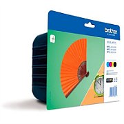 Cartus cerneala Brother LC129XLVALBPDR ,Black/tri-color ,1 x 2400 pagini + 3 x 1200 pagini ,Original (LC129XLVALBPDR) 