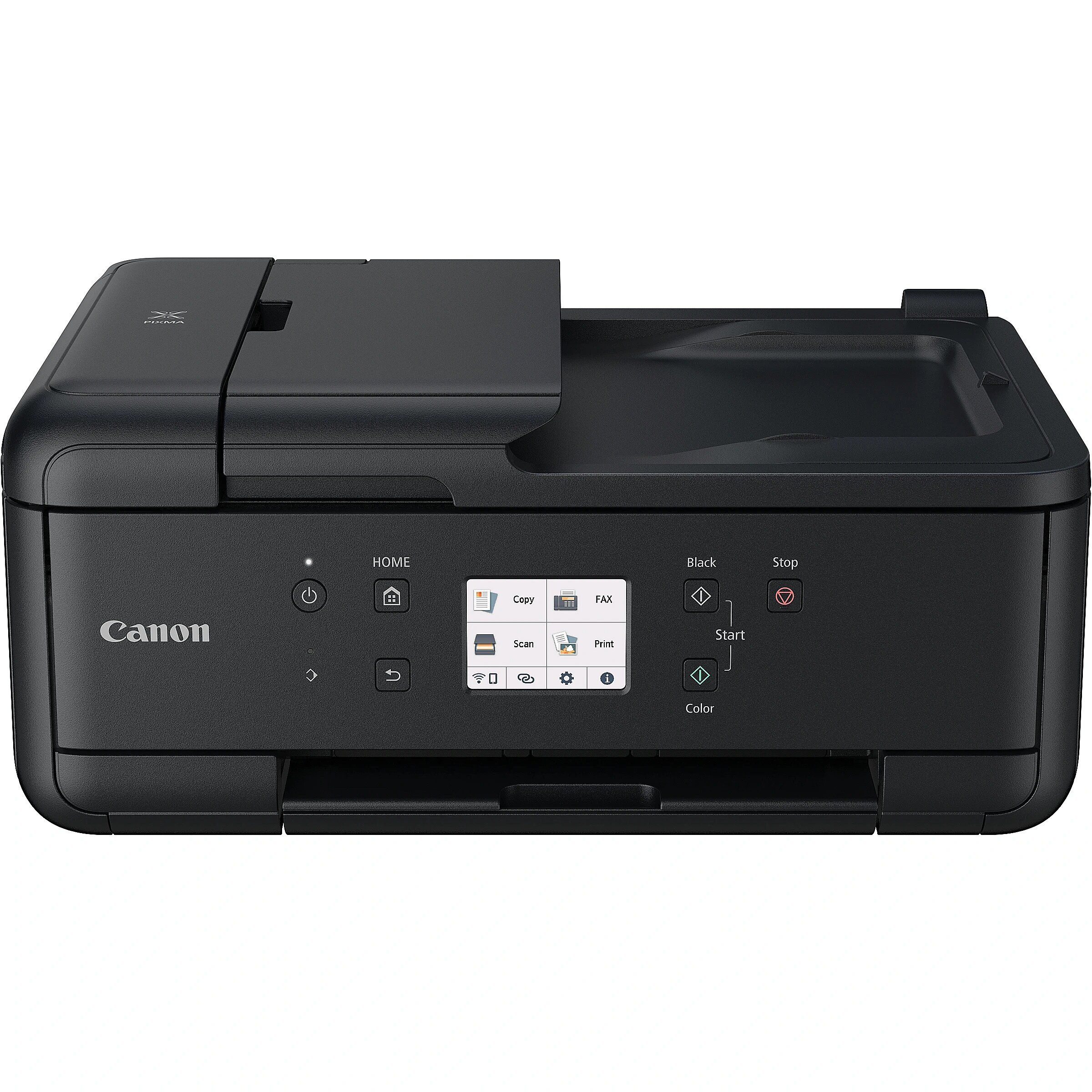Imprimanta multifunctionala inkjet color Canon TR7650, A4, duplex, ADF, USB 2.0, Wi-Fi, 15 ppm negru, 10 ppm color