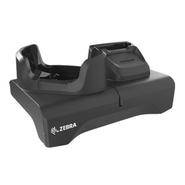 TC53/TC58 1-SLOT AND SPARE BATTERY CHARGING CRADLE. WITH SHIMS AND POWER SUPPLY. COUNTRY SPECIFIC AC LINE CORD SOLD SEPERATELY