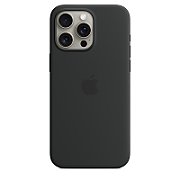 IPHONE 15 PRO MAX SILICONE CASE/WITH MAGSAFE - BLACK