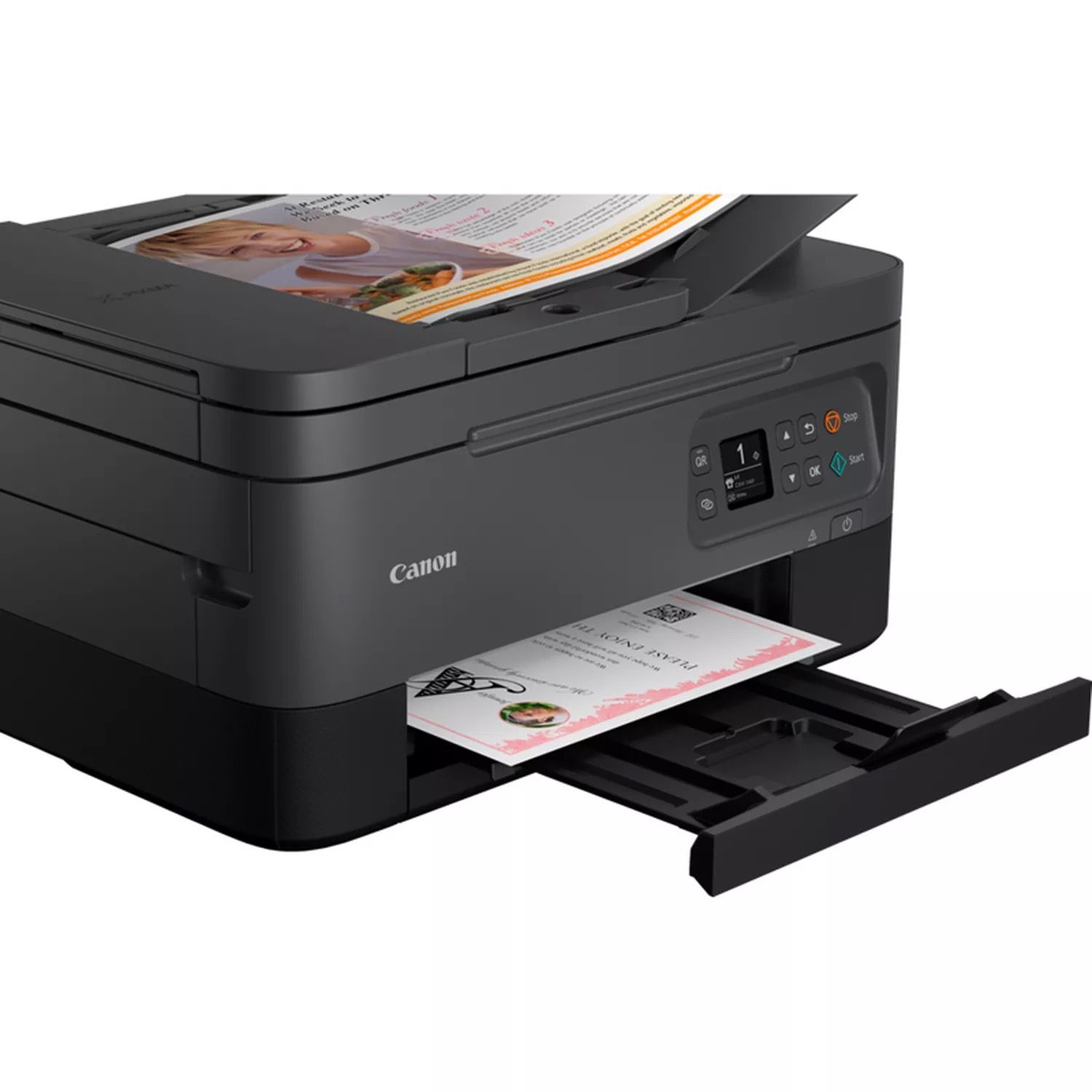 Imprimanta multifunctionala inkjet color Canon PIXMA TS7450i, A4, duplex, USB 2.0, Wi-Fi, 13 ppm negru, 6.8 ppm color
