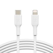 LIGHTNING/USB-C CABLE/PVC MFI 1M WHITE