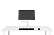 LX DESK MOUNT LCD ARM WHITE/32IN 3.2-11.3KG LIFT33 MIS-D 10Y