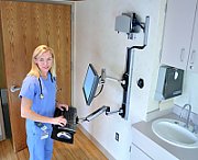 LX WALLMOUNT SYSTEM W/CPU HOLD/MED SILV CPU HOLD 32IN 2.3-11KG