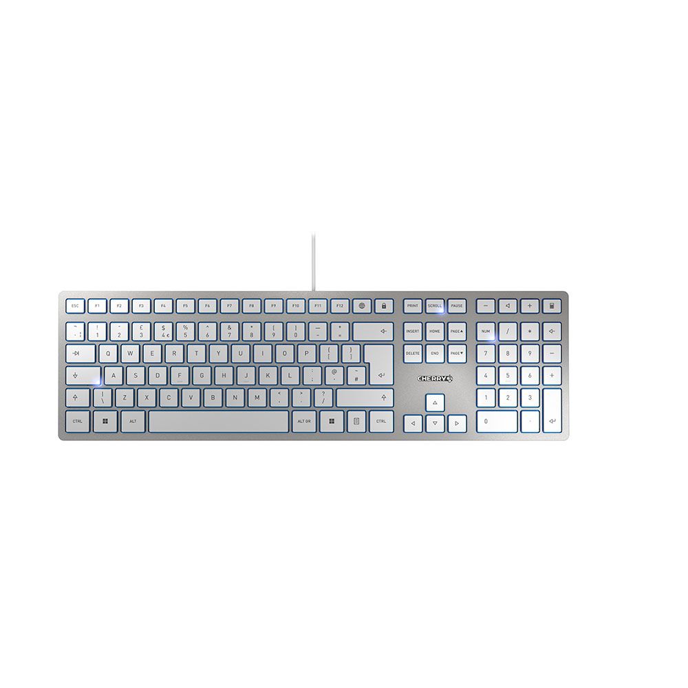 CHERRY KC 6000 SLIM SILVER/CORDED KEYBOARD USB
