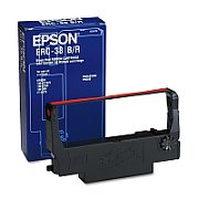 Epson ERC38BR Ribbon Cartridge for TM-300/U300/U210D/U220/U230, black/red