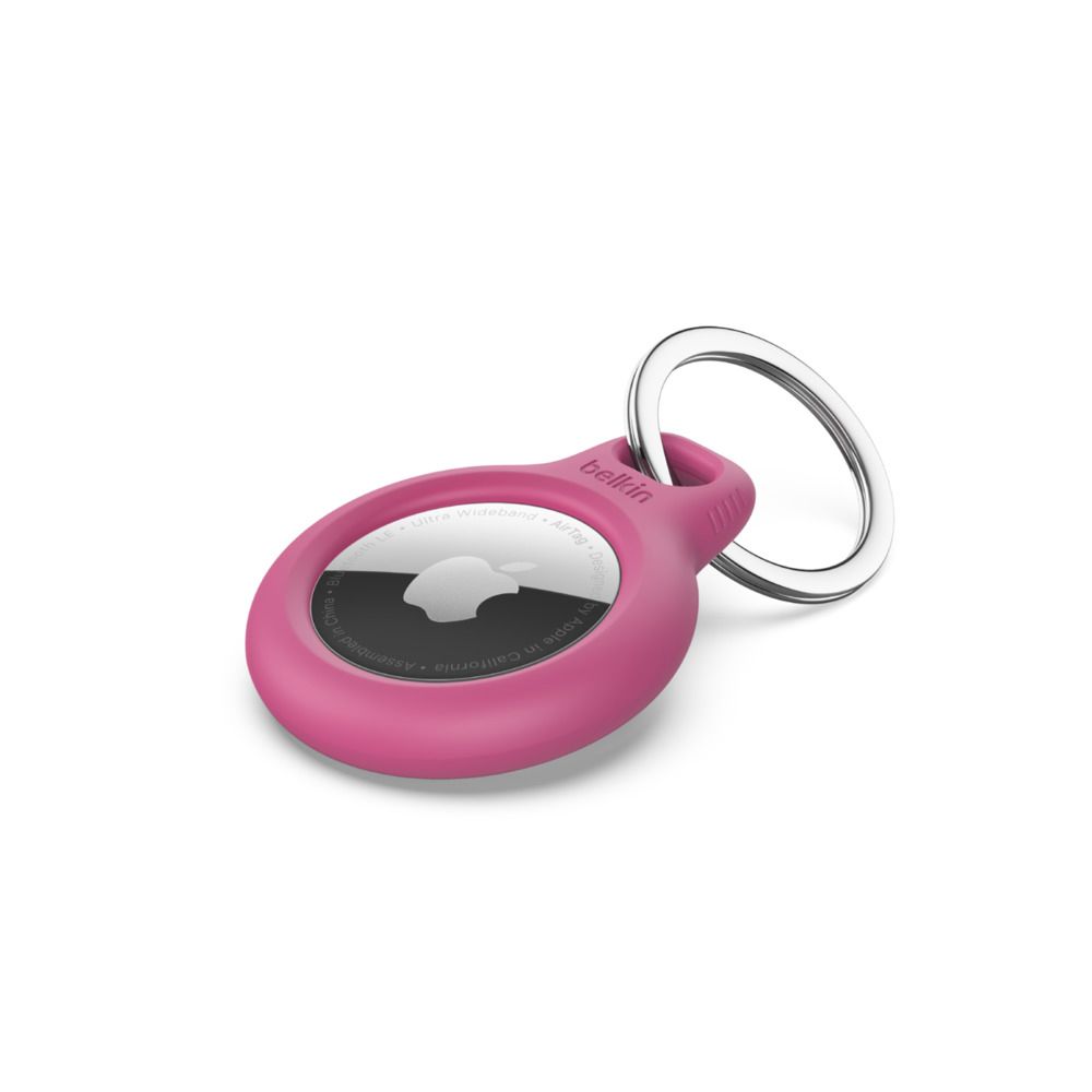KEYRING FOR APPLE AIRTAG PINK/