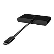 USB-C TO GIGABIT-ETHERNET/HDMI/VGA/USB-A ADAPTER BLACK