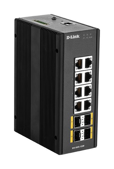 12 PORT L2 MANAGED SWITCH/WITH 8X10/100/1000BASET(X) PORTS IN