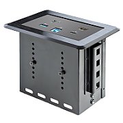 CONFERENCE TABLE BOX W/DOCKING/CONNECTIVITY BOX W/ LAPTOP DOCKI