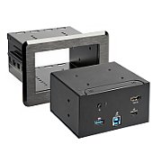 CONFERENCE TABLE BOX W/DOCKING/CONNECTIVITY BOX W/ LAPTOP DOCKI