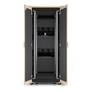 APC NetShelter Soundproof, 32U, Server Rack Enclosure, 230V, Maple