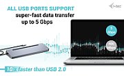 I-TEC USB-C ERGO 3X LCD DOCK/METAL ERGONOMIC 4K DOCK PD 100 W