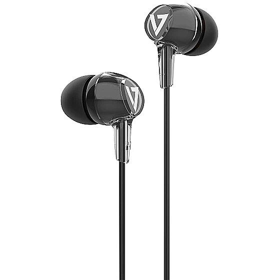 STEREO EARBUDS W/INLINE MIC/3.5MM 1.2M CABLE BLACK