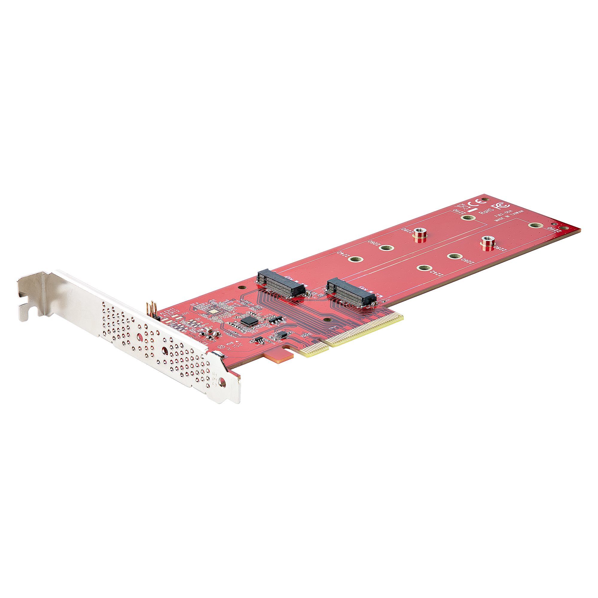 DUAL M.2 PCIE SSD ADAPTER CARD/TO DUAL NVME M.2 SSD