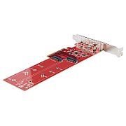 DUAL M.2 PCIE SSD ADAPTER CARD/TO DUAL NVME M.2 SSD