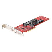 DUAL M.2 PCIE SSD ADAPTER CARD/TO DUAL NVME M.2 SSD