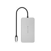 HYPERDRIVE DUEL HDMI 10IN1/TRAVEL DOCK F/ M1 MACBOOK SILVER