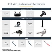 12U 36IN SERVER RACK CABINET/.