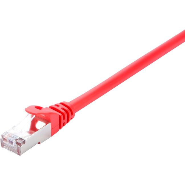 CAT6 ETHERNET RED STP 1M/RJ45 100 COPPER SNAGLESS