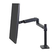 LX DESK MOUNT LCD MONITOR ARM/TALL POLE MATTE BLACK