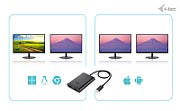 USB-C DUAL 4K/60HZ (SINGLE/8K/30HZ) HDMI VIDEO ADAPTER