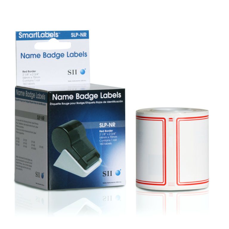 SLP-NR RED FRAME LABEL 54X70MM/161 LAB/ROLL 1 ROLL/BOX