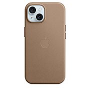 IPHONE 15 FINEWOVEN CASE/WITH MAGSAFE - TAUPE