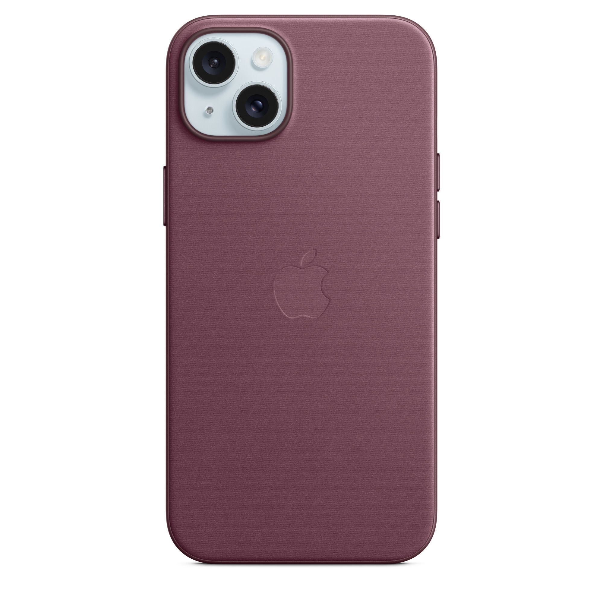 IPHONE 15 PLUS FINEWOVEN CASE/WITH MAGSAFE - MULBERRY