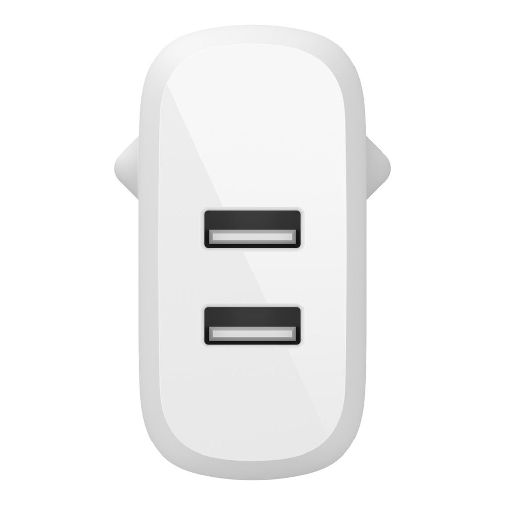 DUAL USB-A CHARGER/24W WHITE