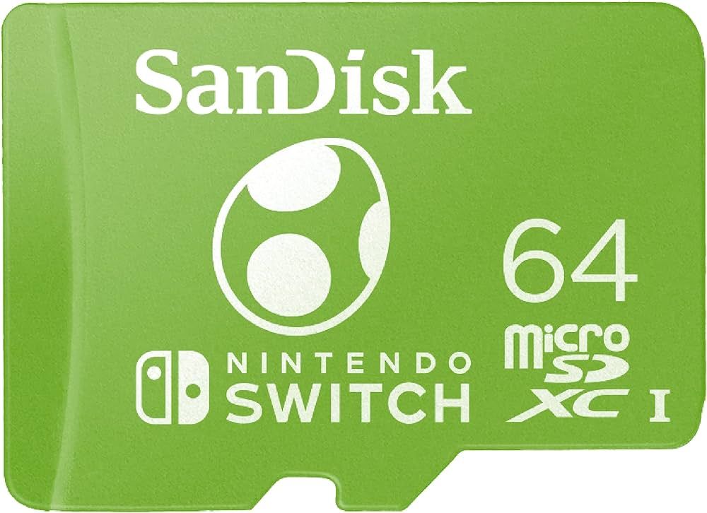 MICROSDXC UHS-I CARD F/NINTENDO/SWITCH YOSI EDITION 64GB
