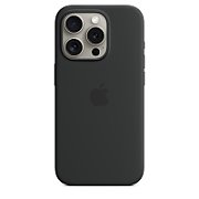 IPHONE 15 PRO SILICONE CASE/WITH MAGSAFE - BLACK