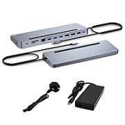 I-TEC USB-C ERGO DOCK + CHARGER/3X LCD + CHARGER 100W (BUNDLE)