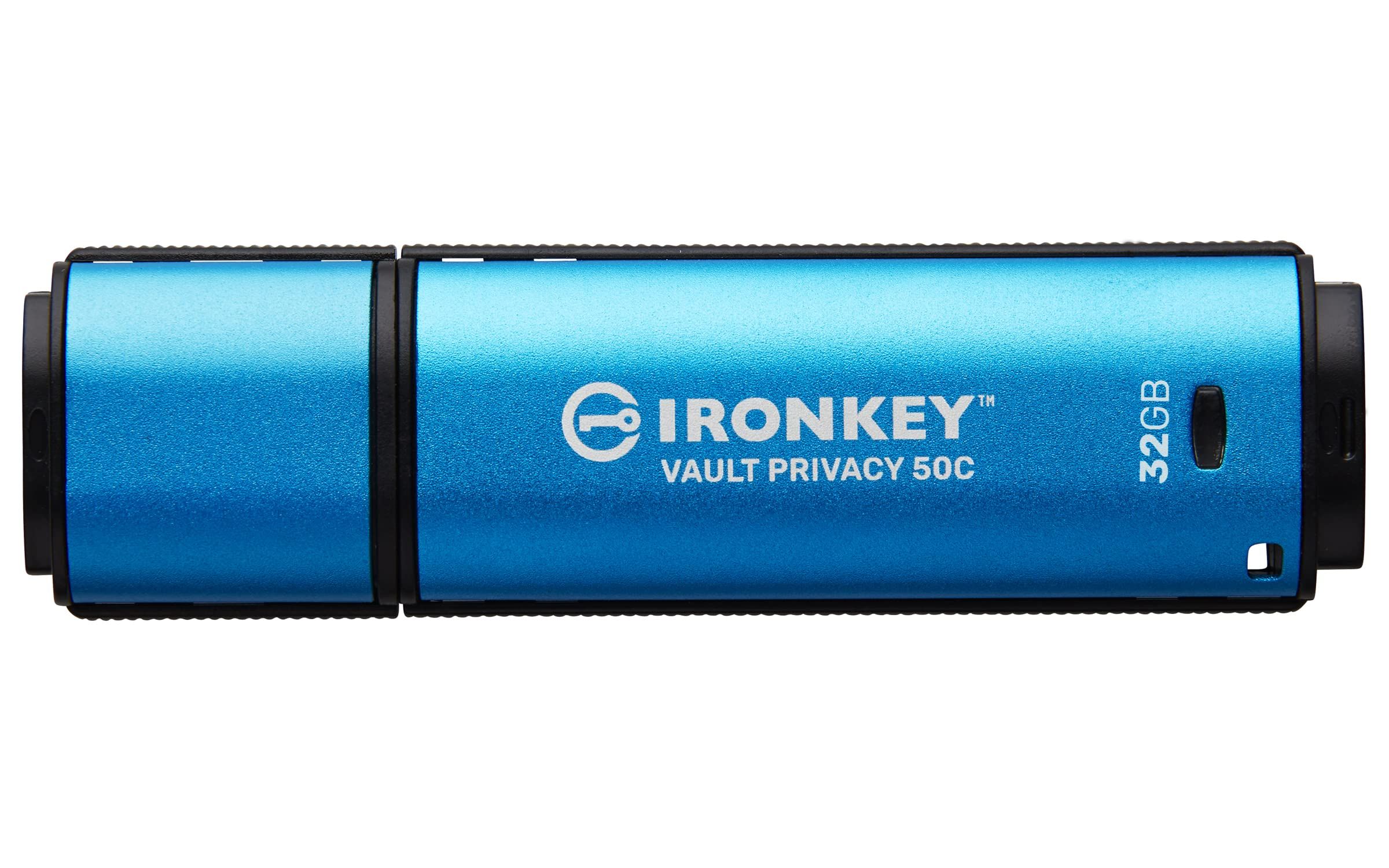 32GB USB-C IRONKEY VAULT P 50C/AES-256 ENCRYPTED FIPS 197