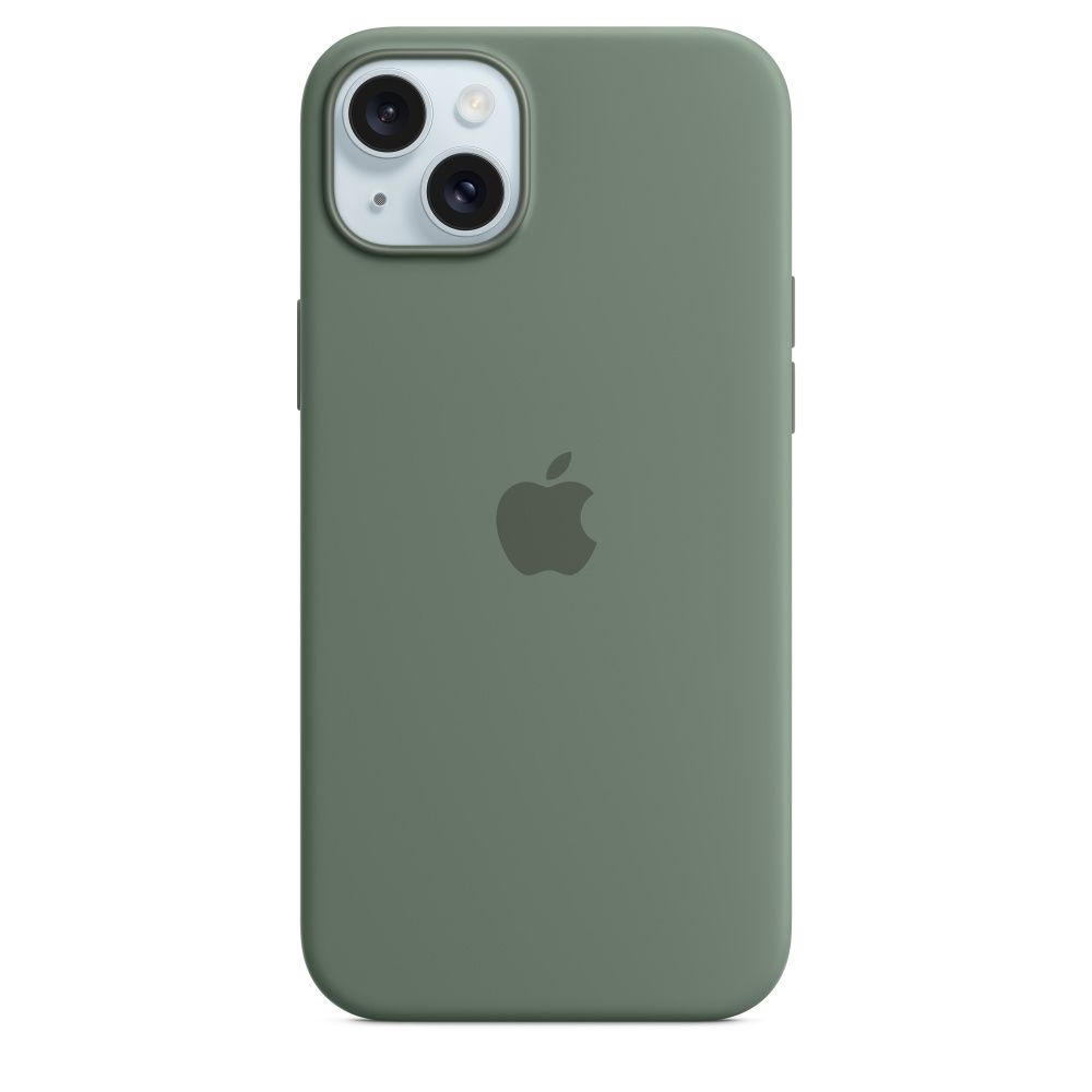 IPHONE 15 PLUS SILICONE CASE/WITH MAGSAFE - CYPRESS