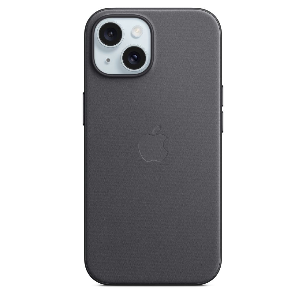 IPHONE 15 FINEWOVEN CASE/WITH MAGSAFE - BLACK