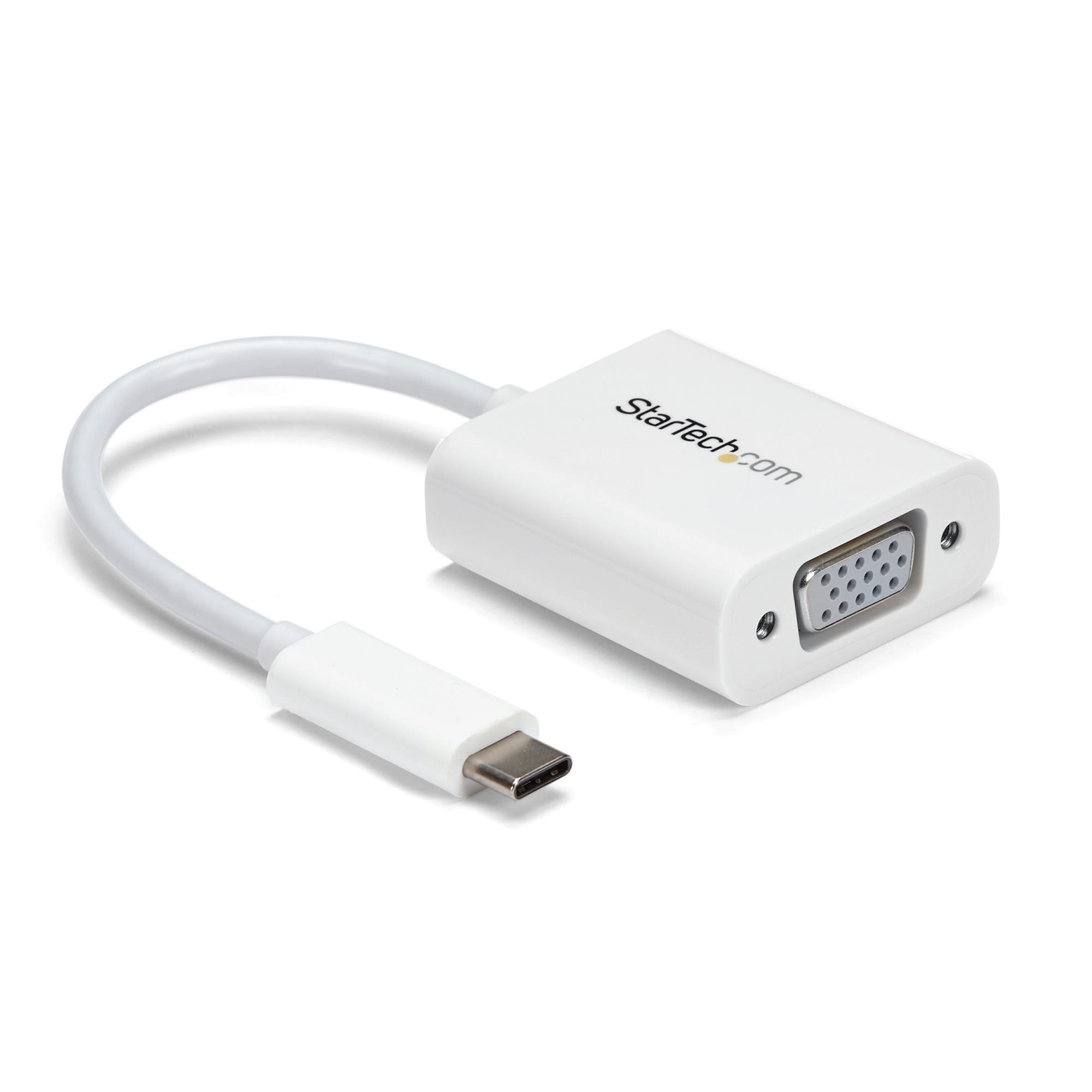 USB-C TO VGA ADAPTER - WHITE/.