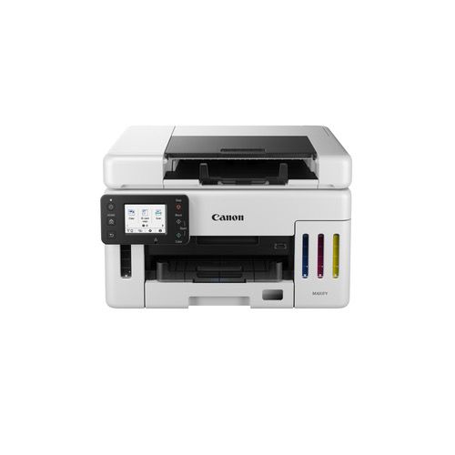 Imprimanta multifunctionala inkjet color Canon GX6550, A4, duplex, USB 2.0, Wi-Fi, 24 ppm negru, 15 ppm color