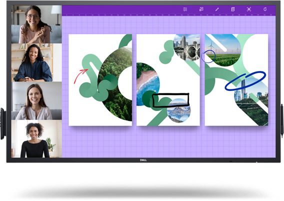 Monitor 55 inch Dell DELL-P5524QT 3840 x 2160 pixeli, 60 Hz