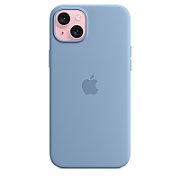 IPHONE 15 PLUS SILICONE CASE/WITH MAGSAFE - WINTER BLUE