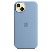 IPHONE 15 PLUS SILICONE CASE/WITH MAGSAFE - WINTER BLUE
